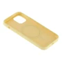 Чохол - накладка Silicone Case with Magsafe для iPhone 12 white