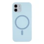 Чохол - накладка Silicone Case with Magsafe для iPhone 12 white