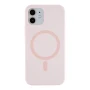 Чохол - накладка Silicone Case with Magsafe для iPhone 12 white