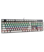 Провідна ігрова клавіатура TWolf T75 punk LED Blue Switch, White