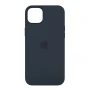 Чехол-накладка Original Silicone+MagSafe для Apple iPhone 14 Plus storm blue