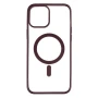 Чехол-накладка Color MagSafe для Apple iPhone 12 Pro Max bordo