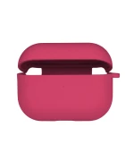 Чехол Silicone Case with microfibra для Airpods Pro 2, Shiny pink