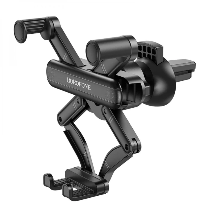 Автомобильный держатель Borofone BH78 Point air outlet gravity linkage, Black