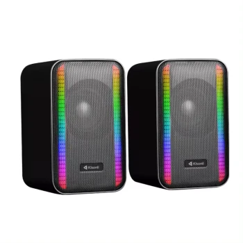 Комп'ютерні колонки Kisonli X22 RGB USB BT, Black
