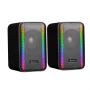 Комп'ютерні колонки Kisonli X22 RGB USB BT, Black