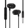 Проводные вакуумные наушники Borofone BM57 Platinum, Black