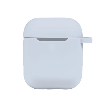 Чохол Silicone Case with hook для Airpods 1 / 2, Sky blue