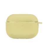 Чохол Silicone Case with hook для Airpods Pro, Crem yellow