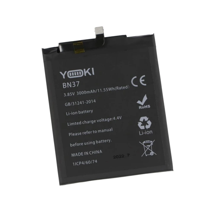 Аккумулятор Yoki BN37 для Xiaomi Redmi 6 / 6A 3000mAh