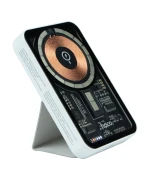 Бездротовий зарядний пристрій Hoco Q10 PD20W with Powerbank 3 in 1 (5000mAh), White