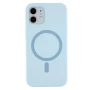 Чехол - накладка Silicone Case with Magsafe для iPhone 11 grey