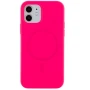 Чехол - накладка Silicone Case with Magsafe для iPhone 11 grey