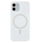 Чехол - накладка Silicone Case with Magsafe для iPhone 11 grey