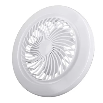 Кольцевая LED лампа с вентилятором Ridgeway FS1 E27 30W, White