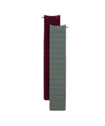 Ремешок для часов Silicone Link Magnetic 22mm, Gray-Bordo