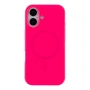 Чехол - накладка Silicone Case with Magsafe для iPhone 16 white