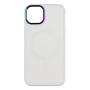 Чехол накладка TPU + PC Foggy with Magsafe для Apple Iphone 13 Pro Max pink sand