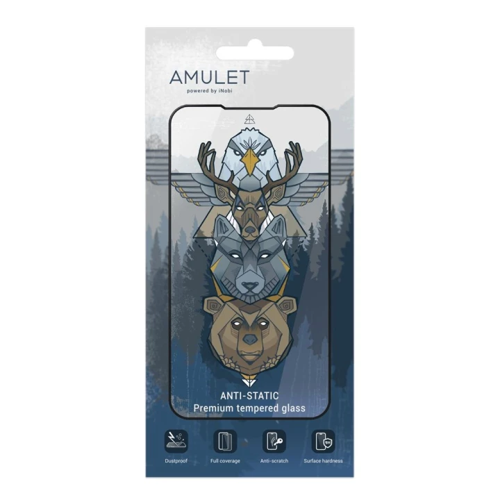 Захисне скло AMULET 2.5D HD Antistatic для iPhone 15 Pro