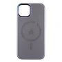 Чехол накладка TPU + PC Foggy with Magsafe для Apple Iphone 13 Pro Max pink sand