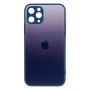 Чехол-накладка TPU Glass Logo Matte Gradient with Frame для Apple Iphone 11 Pro