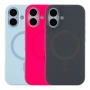 Чехол - накладка Silicone Case with Magsafe для iPhone 16 white