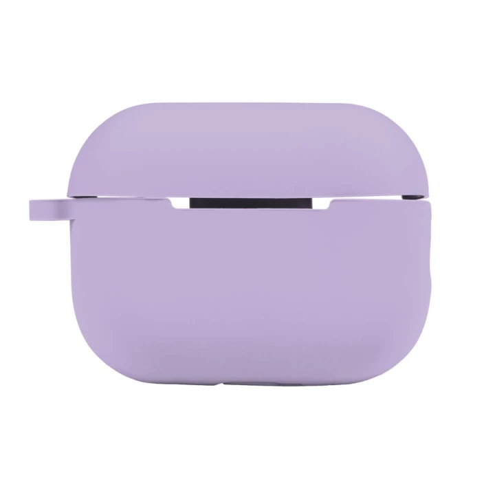 Чохол Silicone Case with hook для Airpods Pro 2, Elegant purple