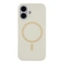 Чехол - накладка Silicone Case with Magsafe для iPhone 16 white