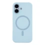 Чехол - накладка Silicone Case with Magsafe для iPhone 16 white
