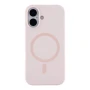 Чехол - накладка Silicone Case with Magsafe для iPhone 16 white