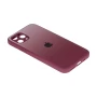 Чехол-накладка TPU Glass Logo Matte Gradient with Frame для Apple Iphone 11 Pro
