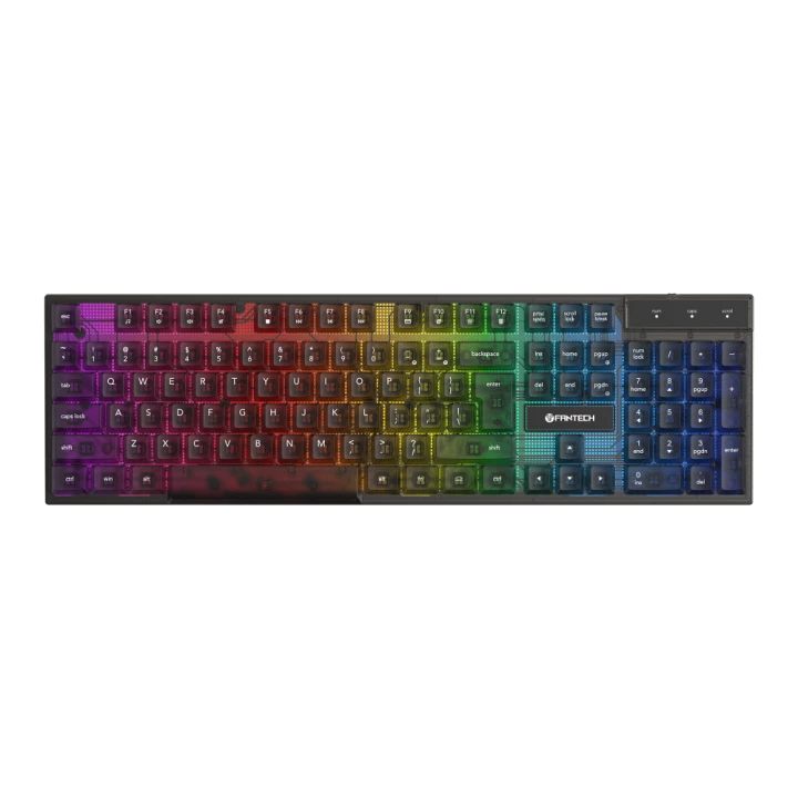 Дротова ігрова USB клавіатура Fantech Shikari K515, Black
