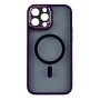 Чехол накладка TPU + PC + Metal Calais with MagSafe для iPhone 14 Pro pink