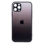 Чехол-накладка TPU Glass Logo Matte Gradient with Frame для Apple Iphone 11 Pro