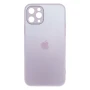 Чехол-накладка TPU Glass Logo Matte Gradient with Frame для Apple Iphone 11 Pro