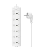 Сетевой Удлинитель XO WL18 6AC 2m, White