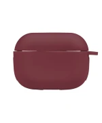 Чохол Silicone Case with hook для Airpods Pro, Rose red