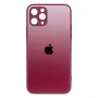 Чехол-накладка TPU Glass Logo Matte Gradient with Frame для Apple Iphone 11 Pro