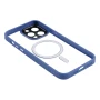 Чехол накладка TPU + PC + Metal Calais with MagSafe для iPhone 14 Pro pink