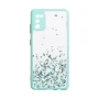 Чехол-накладка Frame with Sequins для Samsung Galaxy A41 жёлтый
