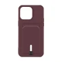 Чохол накладка TPU Colorfull Pocket Card для Apple iPhone 15 Plus elegant purple