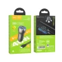 Автомобільний зарядний пристрій Hoco Z48 Tough 40W (2C) Type-C to Lightning, Metallic gray