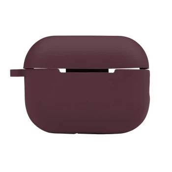 Чехол Silicone Case with hook для Airpods Pro 2, Maroon