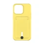 Чохол накладка TPU Colorfull Pocket Card для Apple iPhone 15 Plus elegant purple