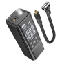 Акумуляторний автомобільний компресор Hoco ZP7 5000mAh, Black