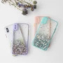Чехол-накладка Frame with Sequins для Samsung Galaxy A41 жёлтый