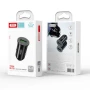 Автомобільний зарядний пристрій XO CC35 USB QC3.0 3A 18W, Black