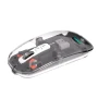 Беспроводная Bluetooth мышь Gelius Aura GP-WM001 Бесшумная, Transparent-Grey