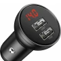 Автомобільний зарядний пристрій Baseus CCBX-0G 4.8A 24W 2USB, Gray