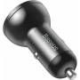 Автомобільний зарядний пристрій Baseus CCBX-0G 4.8A 24W 2USB, Gray